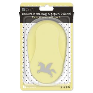 Dziurkacz ozdobny dpCraft do papieru i pianki 7,6cm Jednorożec
